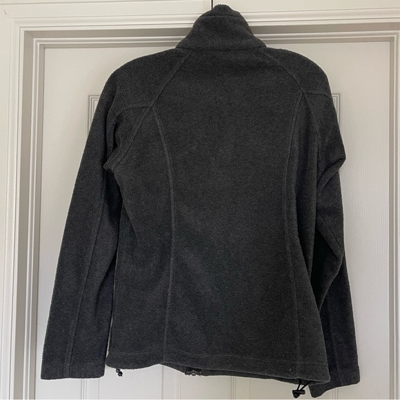 Columbia Charcoal Gray Fleece Zip Up Jacket GUC - Picture 2 of 6